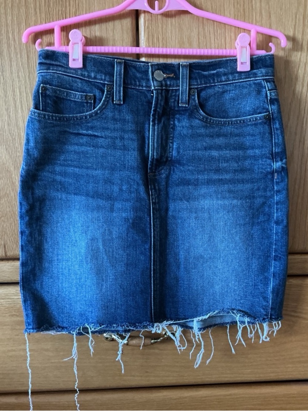 Denim Forum Mini Skirt - Blue